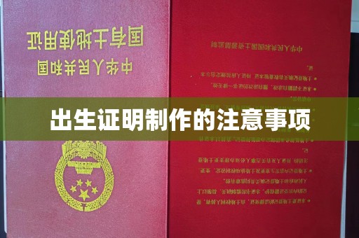 阳西出生证明制作的注意事项