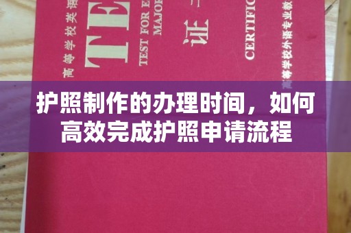 阳西护照制作的办理时间，如何高效完成护照申请流程