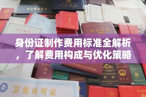 阳西身份证制作费用标准全解析，了解费用构成与优化策略